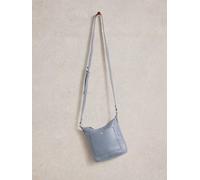 White Stuff Mini Fern Leather Crossbody in DUS BLUE Art. WS441118 356139 441118-DUS BLUE-ONE SIZE 5063390556163 White Stuff