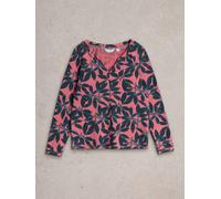 White Stuff NELLY LS TEE in CORAL PR Art. WS441854 355853 441854-CORAL_PR-10/Small 5063390163903 White Stuff 10-S/M