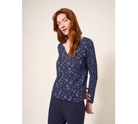 White Stuff NELLY LS TEE in NAVY PR 352535 439554-NAVY_PR-10-Small 5059514700833 White Stuff 10-S/M