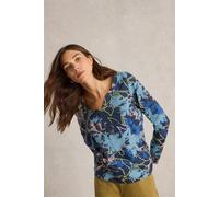 White Stuff Nelly Ls Tee Navy Multi Größe: 8 | Longsleeves Outlet | Damen | Blau