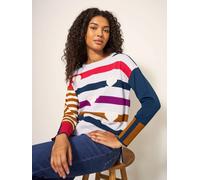 White Stuff OLIVE HEART JUMPER 439578 in GREY MULTI 352831 439578-GREY_MLT 5059514783386 White Stuff 10-S/M