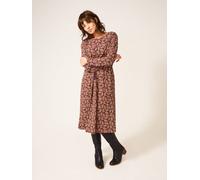 White Stuff Poppy Jersey Dress 350323 436937-PLUM_MLT 5059514471399 White Stuff 10-S/M