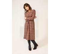 White Stuff Poppy Jersey Dress Plum Multi Größe: 6 | Midikleider Outlet | Damen | Magenta