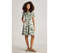 White Stuff Ria Jersey Shirt Dress Green Print Größe: 20 REGULAR | Blusenkleider Outlet | Damen | Grün