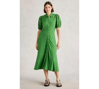 White Stuff Rua Broderie Shirt Dress Mid Green Größe: 10R | Midikleider Outlet | Damen | Grün