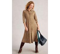 White Stuff Rua Jersey Shirt Dress Chartreuse Print Größe: 12 REGULAR | Midikleider Outlet | Damen | Grün