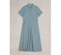 White Stuff Rua Jersey Shirt Dress in TEAL PR Art. WS441686 355757 441686-TEAL_PR-10/Small 5063390168595 White Stuff 10-S/M
