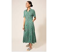 White Stuff Rua Jersey Shirt Dress Teal Multi Größe: 24R | Blusenkleider Outlet | Damen | Cyan