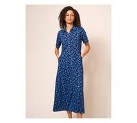 White Stuff Rua Organic Jersey Shirt Dress 351564 438814-BLUE-MLT-10 5059514610071 White Stuff 10-S/M