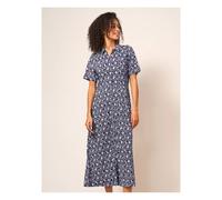 White Stuff Rua Organic Jersey Shirt Dress 351565 438814-NAVY-MULTI-10 5059514610477 White Stuff 10-S/M