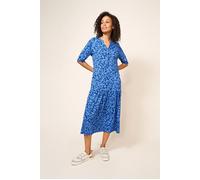 White Stuff Sabina Jersey Dress Blue Multi Größe: 6R | Midikleider Outlet | Damen | Blau