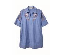 White Stuff Savannah Embroidered Tunic Chamb Blue Größe: 10 | Blusen Outlet | Damen | Blau