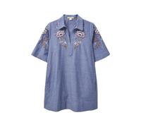 White Stuff Savannah Embroidered Tunic Chamb Blue Größe: 8 | Blusen Outlet | Damen | Blau