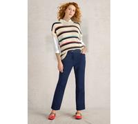 White Stuff Savannah Stretch Trousers Dark Navy Größe: 10R | Straight Jeans Outlet | Damen | Blau
