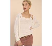 White Stuff Saxon Vest Natural White Größe: 10 | Tanktops Outlet | Damen | Weiß