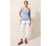 White Stuff Sherbet Tee Blue Printed Größe: 18 | Hemden Outlet | Damen | Blau