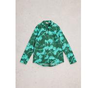 White Stuff Sophie Organic Cotton Shirt 444302 in GREEN_PR, Size 10 360521 444302-GREEN_PR-10 5063390708067 White Stuff 10