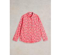 White Stuff Sophie Organic Cotton Shirt in RED PR Art. WS441454 355631 441454-RED_PR-10/Small 5063390140454 White Stuff 10-S/M
