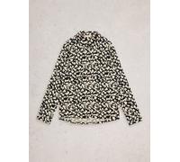 White Stuff Sophie Printed Shirt 444727 in BLK_PR, Size 10 361769 444727-BLK_PR-10 5063390884891 White Stuff 10