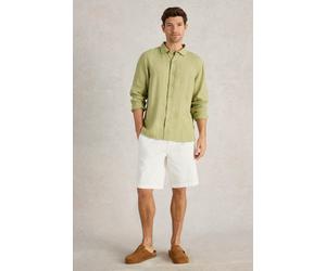 White Stuff Sutton Organic Chino Short Brilliant White Größe: W38 REGULAR | Kurze Sporthosen Outlet | Herren | Weiß