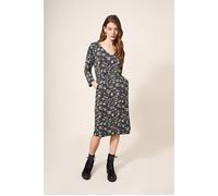 White Stuff Tallie Eco Vero Jersey Dre Black Größe: 8 | Midikleider Outlet | Damen | Schwarz