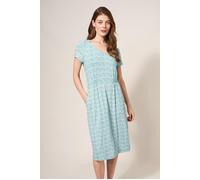 White Stuff Tallie Eco Vero Jersey Dre Ivory Printed Größe: 18 | Midikleider Outlet | Damen | Weiß