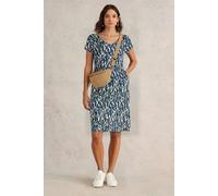 White Stuff Tallie Eco Vero Jersey Dre Navy Größe: 10R | Midikleider Outlet | Damen | Blau