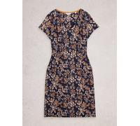 White Stuff Tallie Jersey Dress 444342 in NAVY_MULTI, Size 10 360603 444342-NAVY_MULTI-10 5063390670968 White Stuff 10