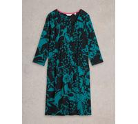 White Stuff Tallie Jersey Dress 444343 in BLK_PR, Size 10R 361675 444343-BLK_PR-10 5063390880121 White Stuff 10