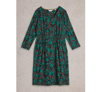 White Stuff Tallie Jersey Dress in BLK_MLT WS441842 355947 WS441842-BLK_MLT-10R 5063390255813 White Stuff 10R