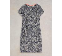 White Stuff Tallie Jersey Dress in NAVY PR Art. WS441690 355762 441690-NAVY_PR-10/Small 5063390170192 White Stuff 10-S/M