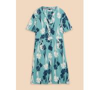 White Stuff Tammy Cotton Jersey Dress 353120 441010-TEAL_PR-10 5059514959033 White Stuff 10-S/M