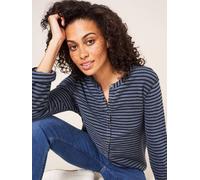 White Stuff TIA TIE HEM JERSEY SHIRT 350209 436794-NAVY_MULTI 5059514455962 White Stuff 10-S/M