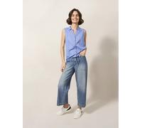 White Stuff Tia Wide Leg Cropped Jean 351585 438823-LGT-DENIM-10 5059514628922 White Stuff 10-S/M
