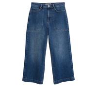 White Stuff Tia Wide Leg Cropped Jean Mid Denim Größe: 22 REGULAR | Straight Jeans Outlet | Damen | Blau