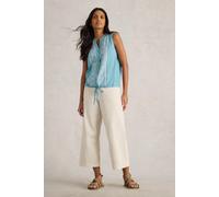 White Stuff Tulip Sleeveless Shirt Mid Blue Größe: 10 REGULAR | Tanktops Outlet | Damen | Blau