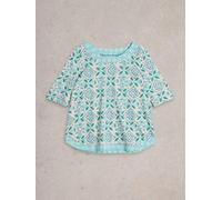 White Stuff WEAVER JERSEY TEE in BLUE PR Art. WS443011 356482 443011-BLUE PR-10 5063390425667 White Stuff