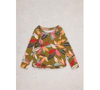 White Stuff WEAVER LS TEE 444323 in KHAKI_GRN, Size 10 360565 444323-KHAKI_GRN-10 5063390688413 White Stuff 10