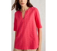 White Stuff Weaver Notch Neck Top Bright Pink Größe: 18 | Blusen Outlet | Damen | Rosa