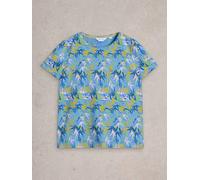 White Stuff Womens ABBIE TEE in BLUE_PR Art WS443002 358422 443002-BLUE_PR-10 5063390555302 White Stuff 10