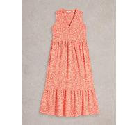 White Stuff Womens Cameron Jersey Maxi Dress in RED_PR Art WS443515 358762 443515-RED_PR-10 5063390614306 White Stuff 10