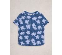 White Stuff Womens CLARA SHORT SLEEVE TEE in NAVY MULTI, Art Nr WS445361 362167 445361-NAVY_MULTI-10 5063390952989 White Stuff 10