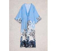 White Stuff Womens Cleo Cover Up Kimono in BLUE MLT, Art Nr WS445324 362301 445324-BLUE_MLT-S 5063390921855 White Stuff S