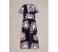 White Stuff Womens Clove Linen Blend Dress in NAVY_PR Art WS443507 358709 443507-NAVY_PR-10 5063390622837 White Stuff 10