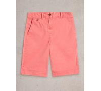 White Stuff Womens Hayley Organic Chino Short in MID_PINK Art WS443441 358624 443441-MID_PINK-10 5063390569347 White Stuff 10