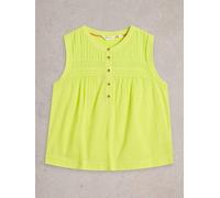 White Stuff Womens ISLA MIX TOP in BRT_YELLOW Art WS443711 358468 443711-BRT_YELLOW-10 5063390589840 White Stuff 10