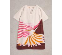 White Stuff Womens June Linen Dress in NAT_PR Art WS442721 358666 442721-NAT_PR-10 5063390625036 White Stuff 10