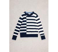 White Stuff Womens KATIE STRIPE JUMPER in NAVY MULTI, Art Nr WS445409 362196 445409-NAVY_MULTI-10 5063390955188 White Stuff 10