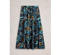 White Stuff Womens Lotus Maxi Skirt in BLK MLT, Art Nr WS445136 362277 445136-BLK_MLT-10 5063390964609 White Stuff 10