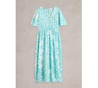 White Stuff Womens Lucy Midi Dress in BLUE_PR Art WS443527 358416 443527-BLUE_PR-10 5063390448925 White Stuff 10